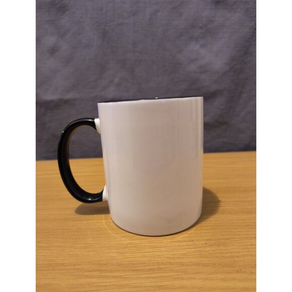 Hungry Jack Microwaveable Syrup Ceramic Red Black Tea Coffee Mug Cup Vintage 8oz - Picture 3 of 7